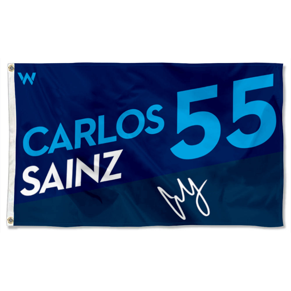 Fyon Carlos Sainz 55# William Racing Flag Banner