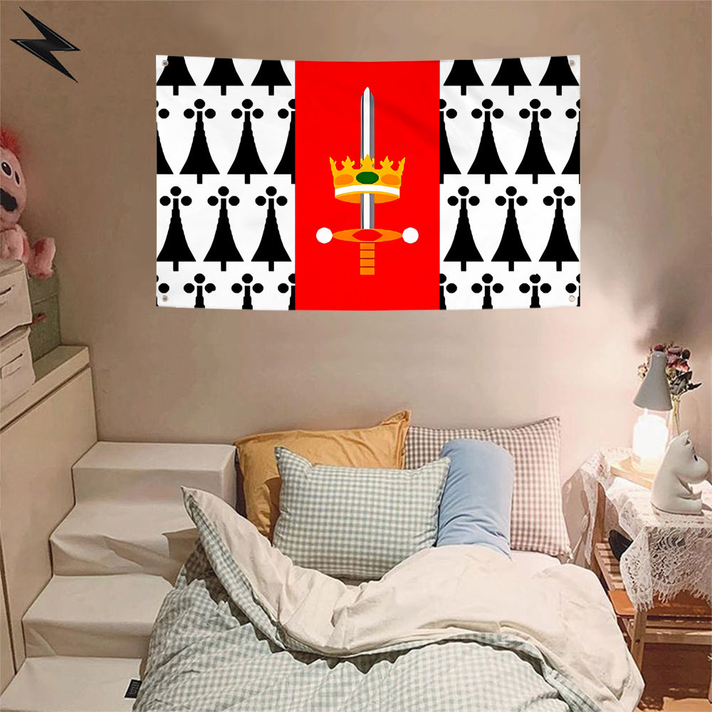 Fyon Carolina, Puerto Rico Flag Banner