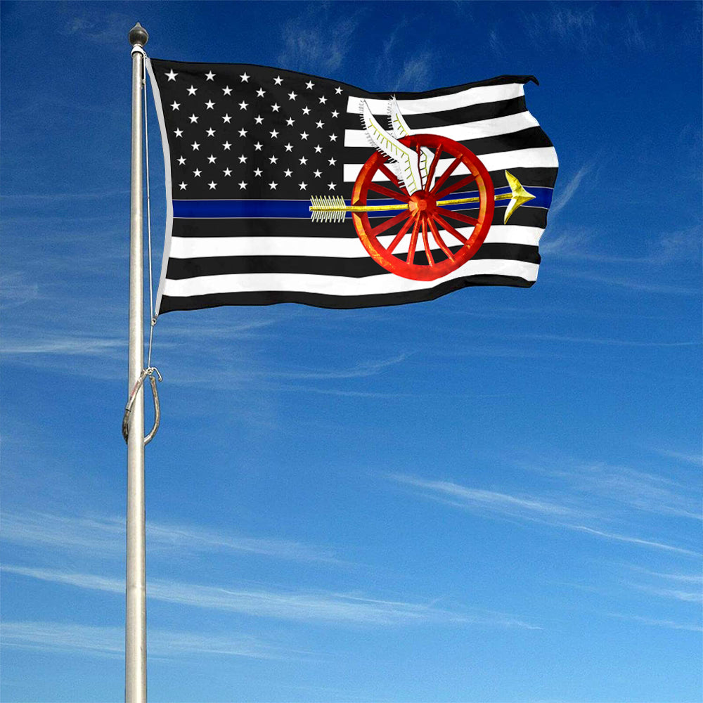 Fyon Police Motor Officer Flag Indoor and outdoor banner