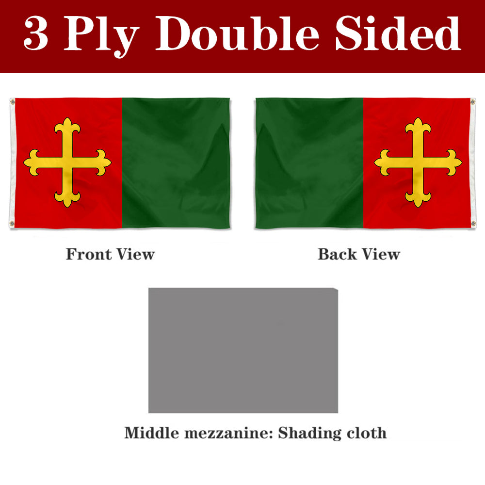 Fyon Ceiba, Puerto Rico Flag Banner