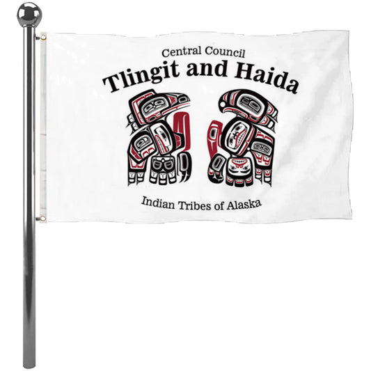 Fyon Central Council of the Tlingit and Haida Indian Tribes Flag Banner