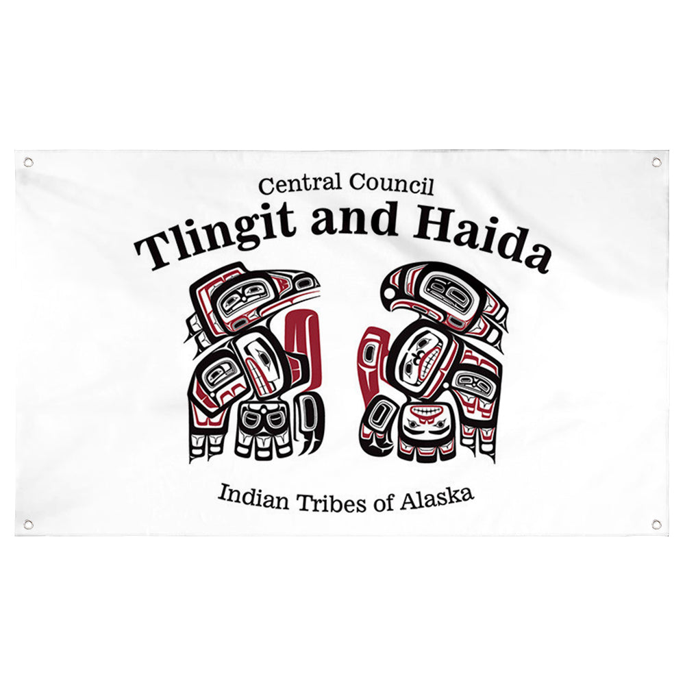 Fyon Central Council of the Tlingit and Haida Indian Tribes Flag Banner