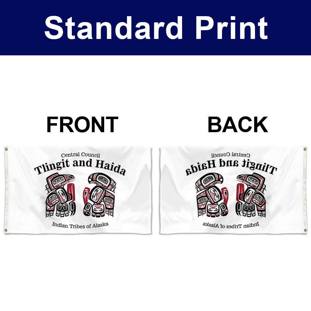 Fyon Central Council of the Tlingit and Haida Indian Tribes Flag Banner