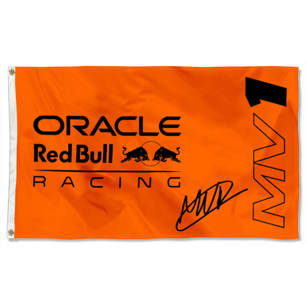 Fyon Checkered Racing Flag Max Verstappen #1 Flag Banner Sign Flags Indoor and Outdoor Banner
