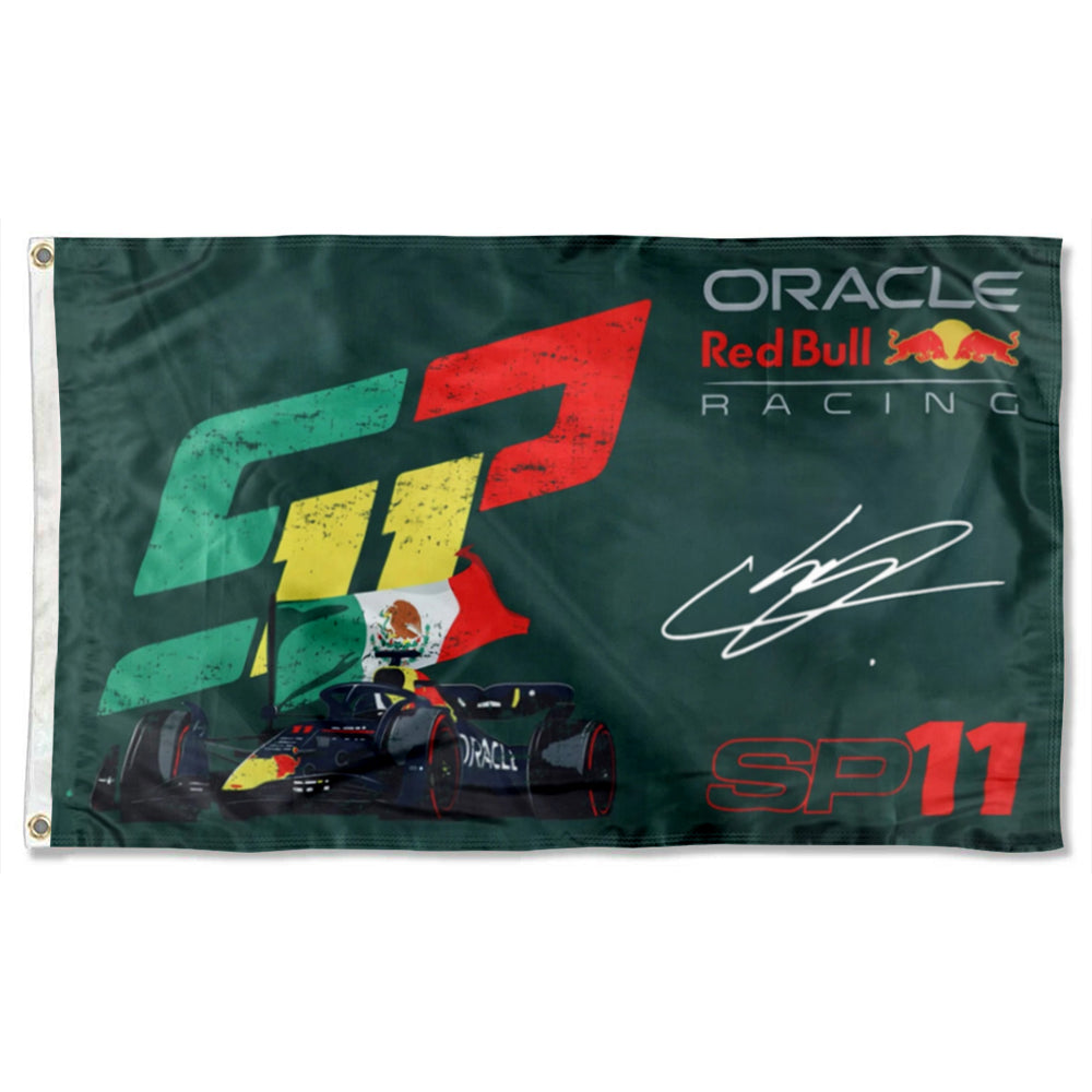 Fyon Checo Perez Flag #11 2024 Flags Banner Sign Indoor and Outdoor Banner