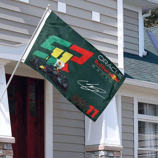 Fyon Checo Perez Flag #11 2024 Flags Banner Sign Indoor and Outdoor Banner