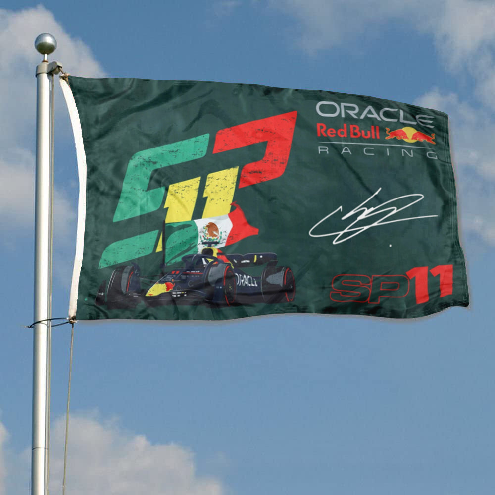 Fyon Checo Perez Flag #11 2024 Flags Banner Sign Indoor and Outdoor Banner