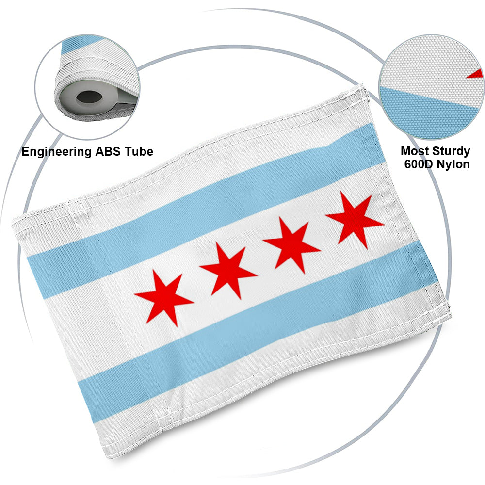 Fyon Chicago Illinois Golf Pin Flag PGA Flag Banner