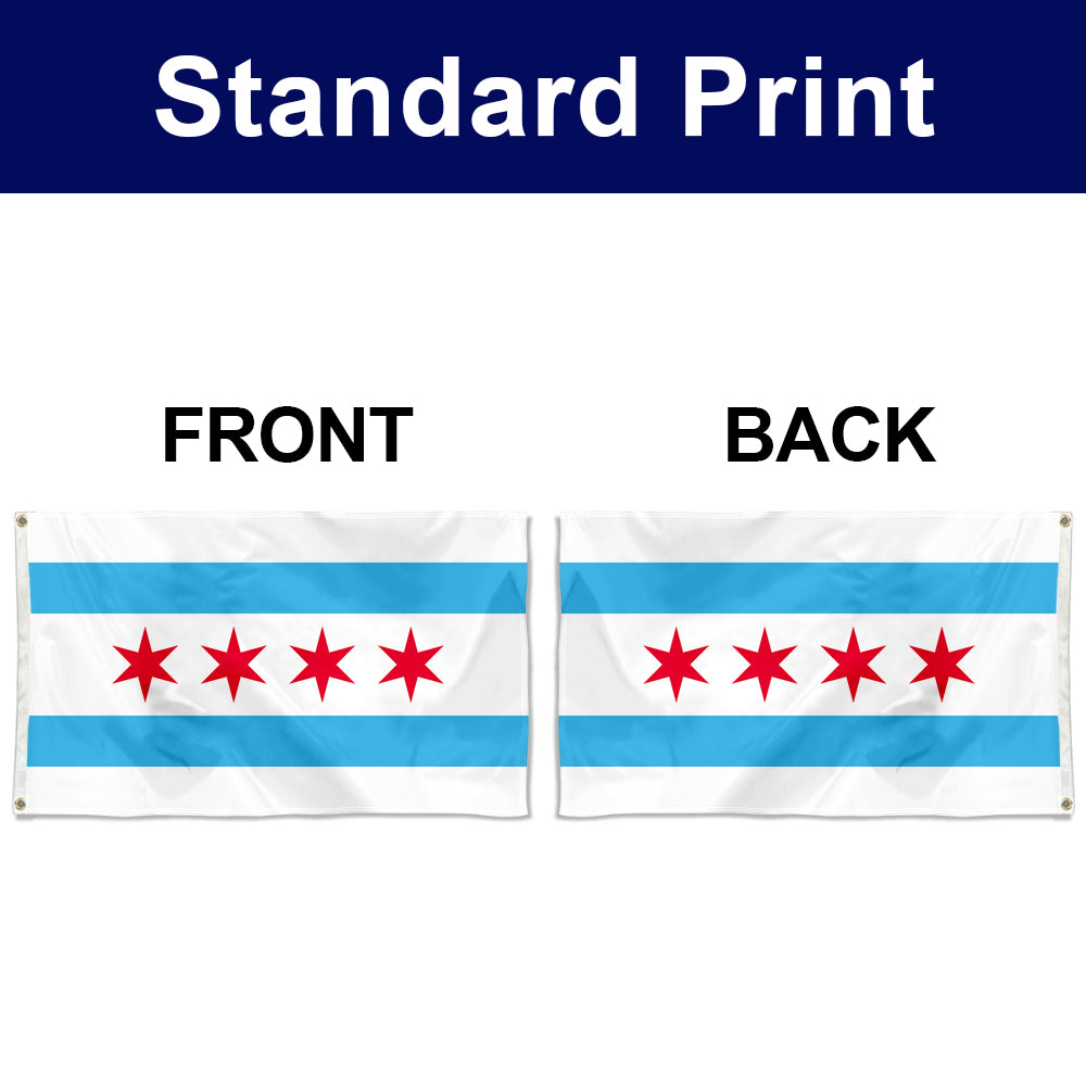 Fyon Chicago, Illinois Flag Banner