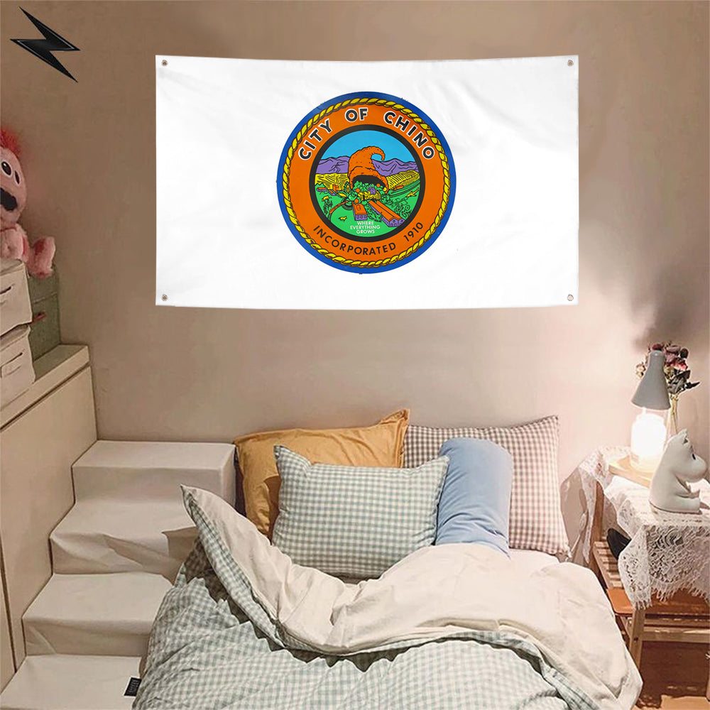 Fyon Chino, California Flag Banner