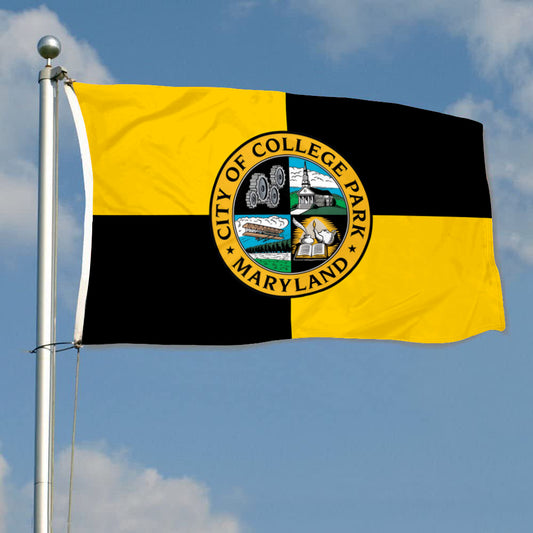 Fyon College Park, Maryland Flag Banner Design 2