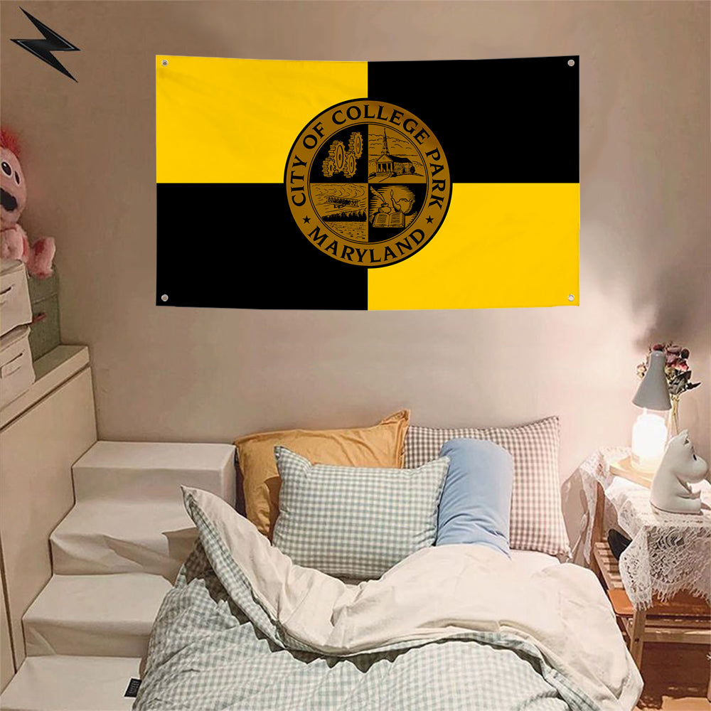 Fyon College Park, Maryland Flag Banner