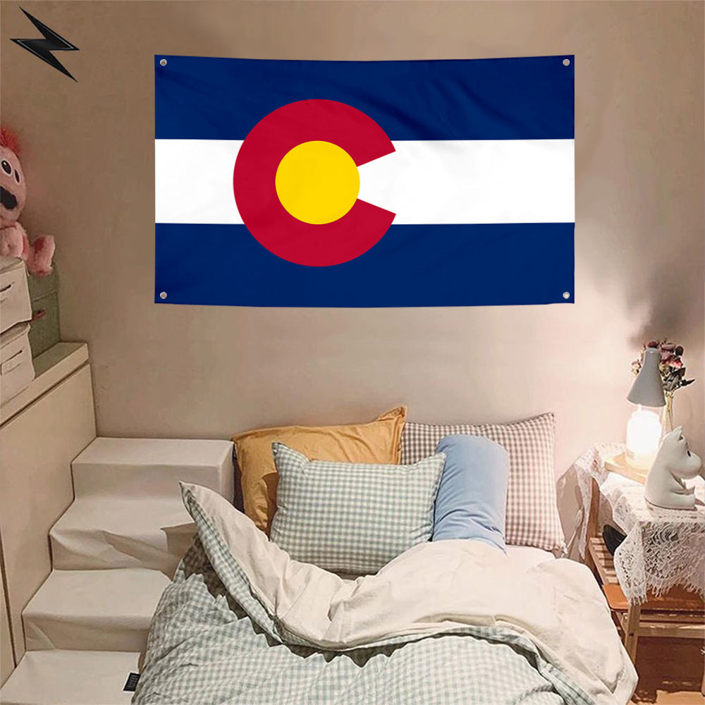 Fyon Colorado Flag Banner