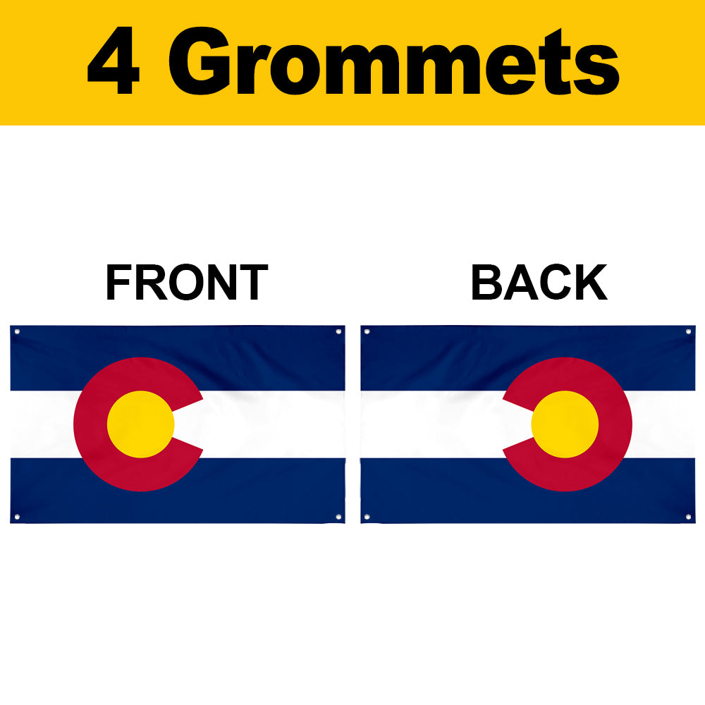 Fyon Colorado Flag Banner