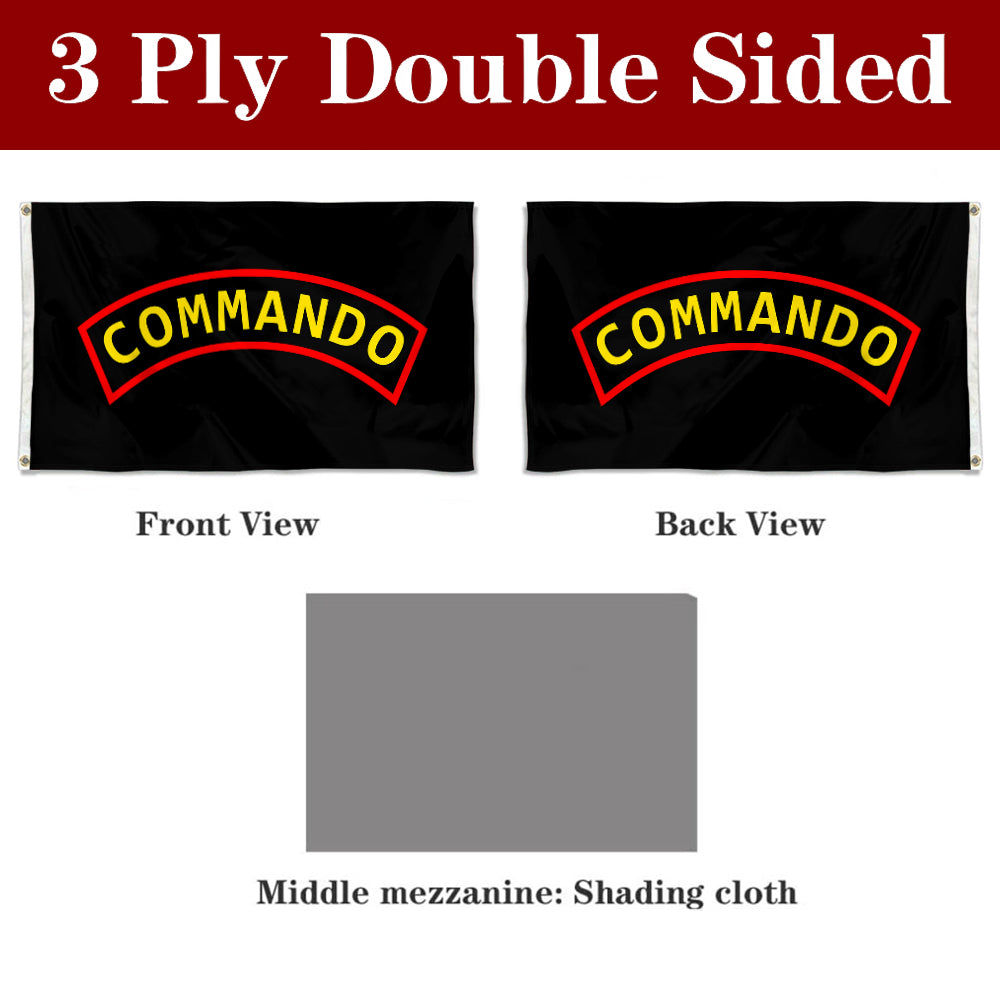 Fyon Double-sided Commando Flag Banner