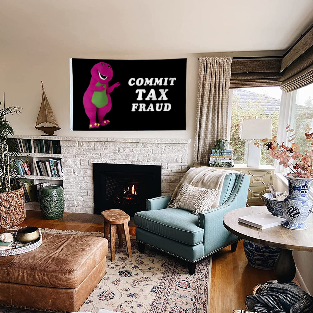 Fyon Commit Tax Fraud Flag Banner