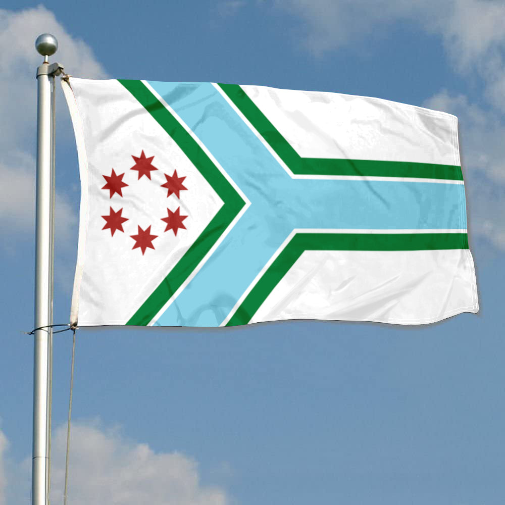 Fyon Cook County Flag Banner