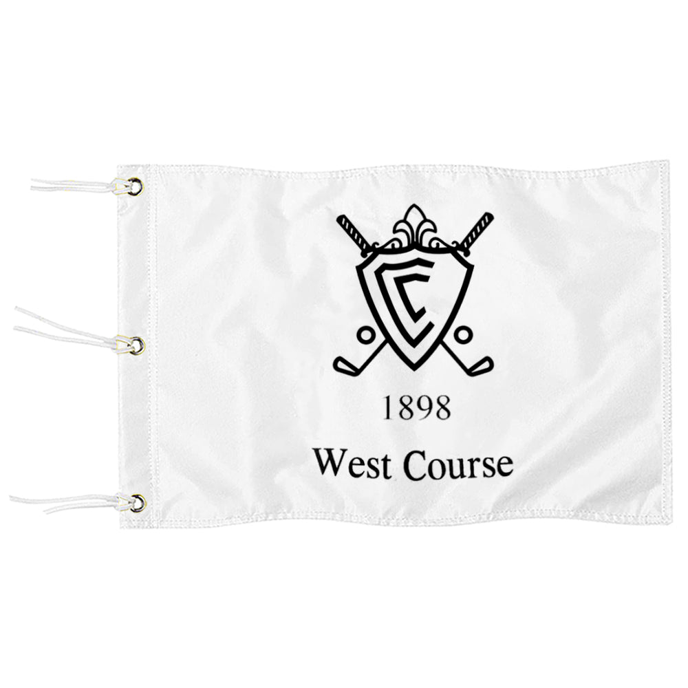 Fyon Country Club of Birmingham 1898 West Course Golf Pin Flag Banner Grommets