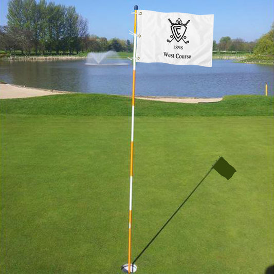 Fyon Country Club of Birmingham 1898 West Course Golf Pin Flag Banner Grommets