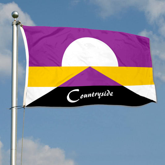 Fyon Countryside, Kansas Flag Banner