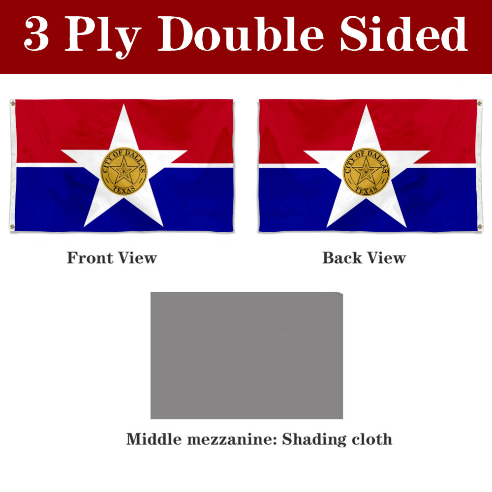 Fyon Dallas,Texas Flag Banner