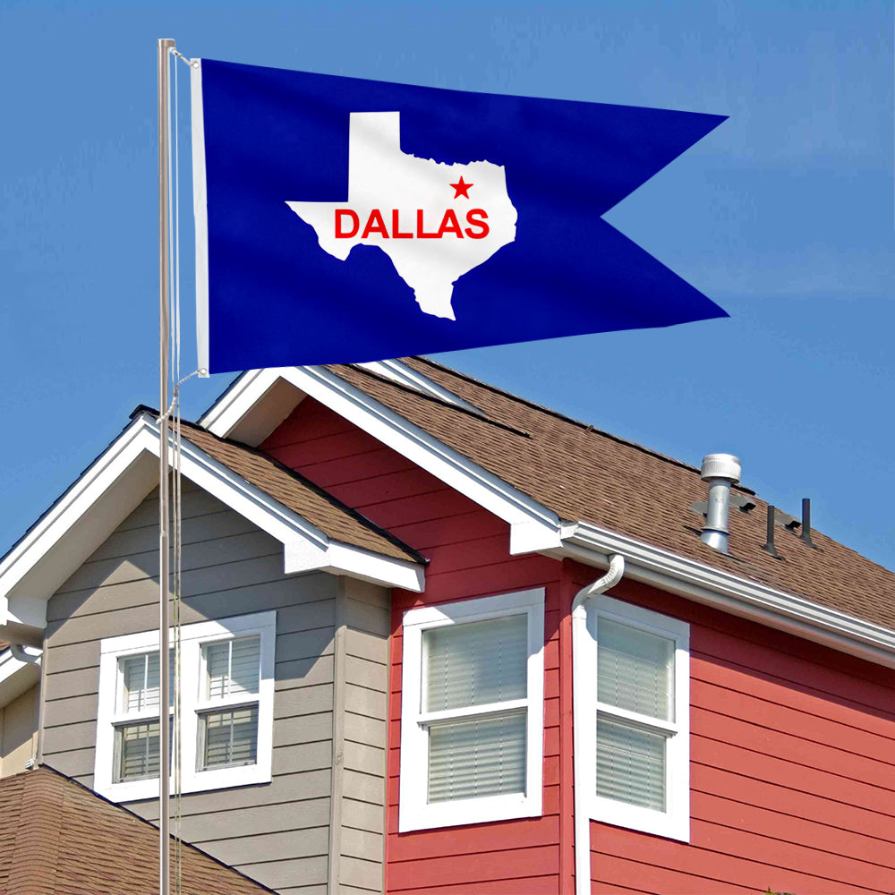 Fyon Dallas,Texas (1954-1967)Flag Banner