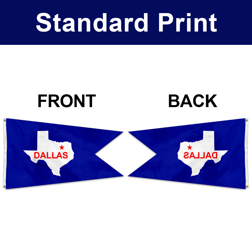 Fyon Dallas,Texas (1954-1967)Flag Banner