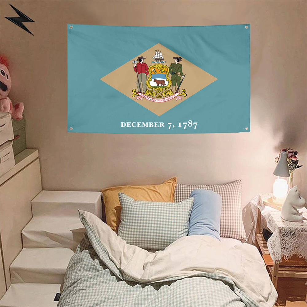 Fyon Delaware Flag Banner