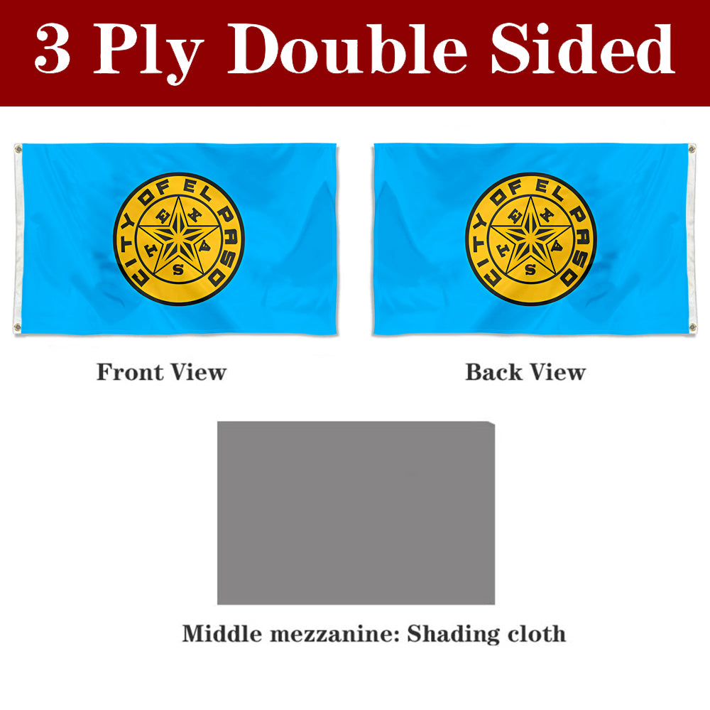 Fyon El Paso, Texas (1948–1960) Flag Banner