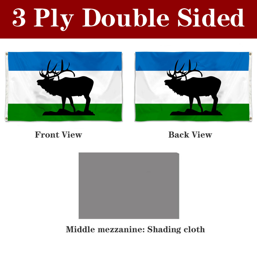 Fyon Elk Ridge, Utah Flag Banner