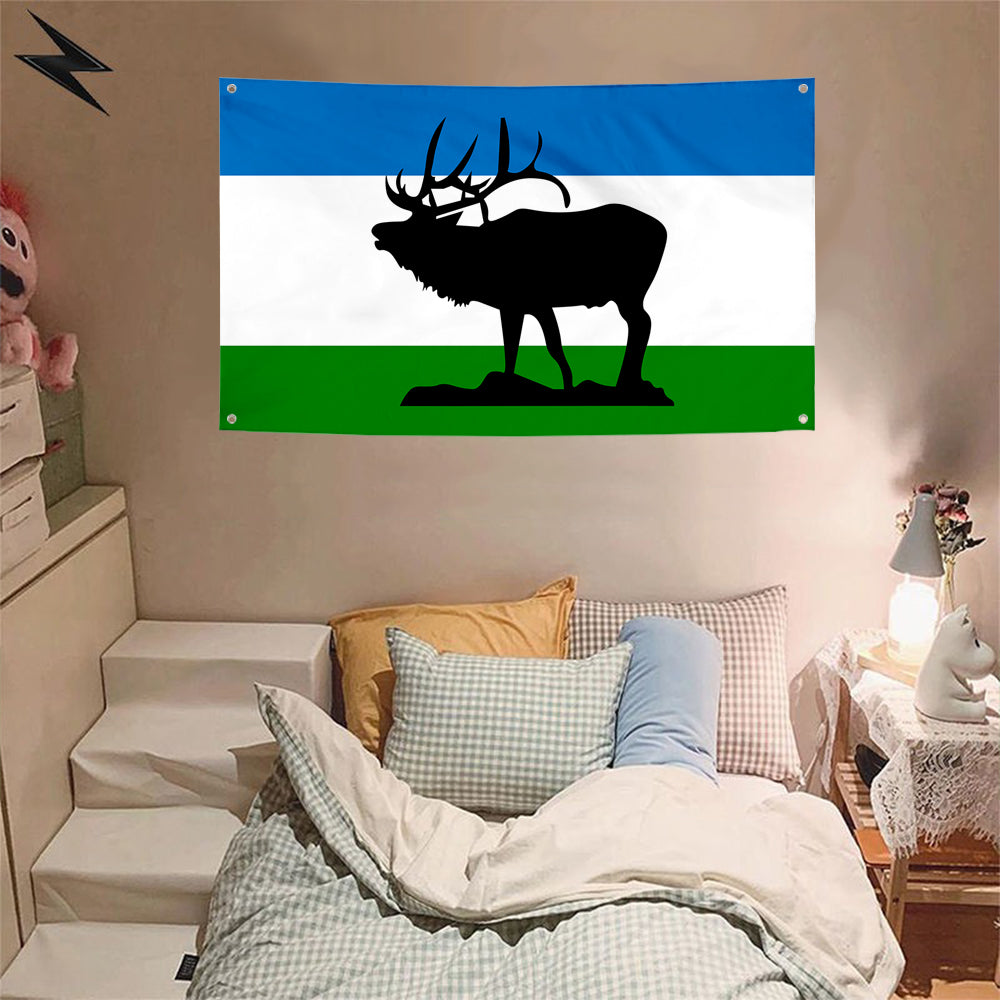 Fyon Elk Ridge, Utah Flag Banner