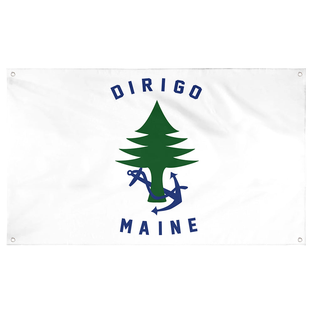 Fyon Ensign of Maine Flag Banner