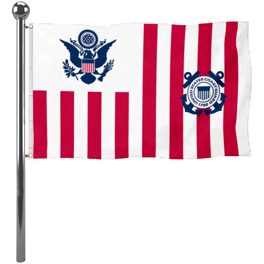 Fyon Ensign of the United States Coast Guard Flag Banner