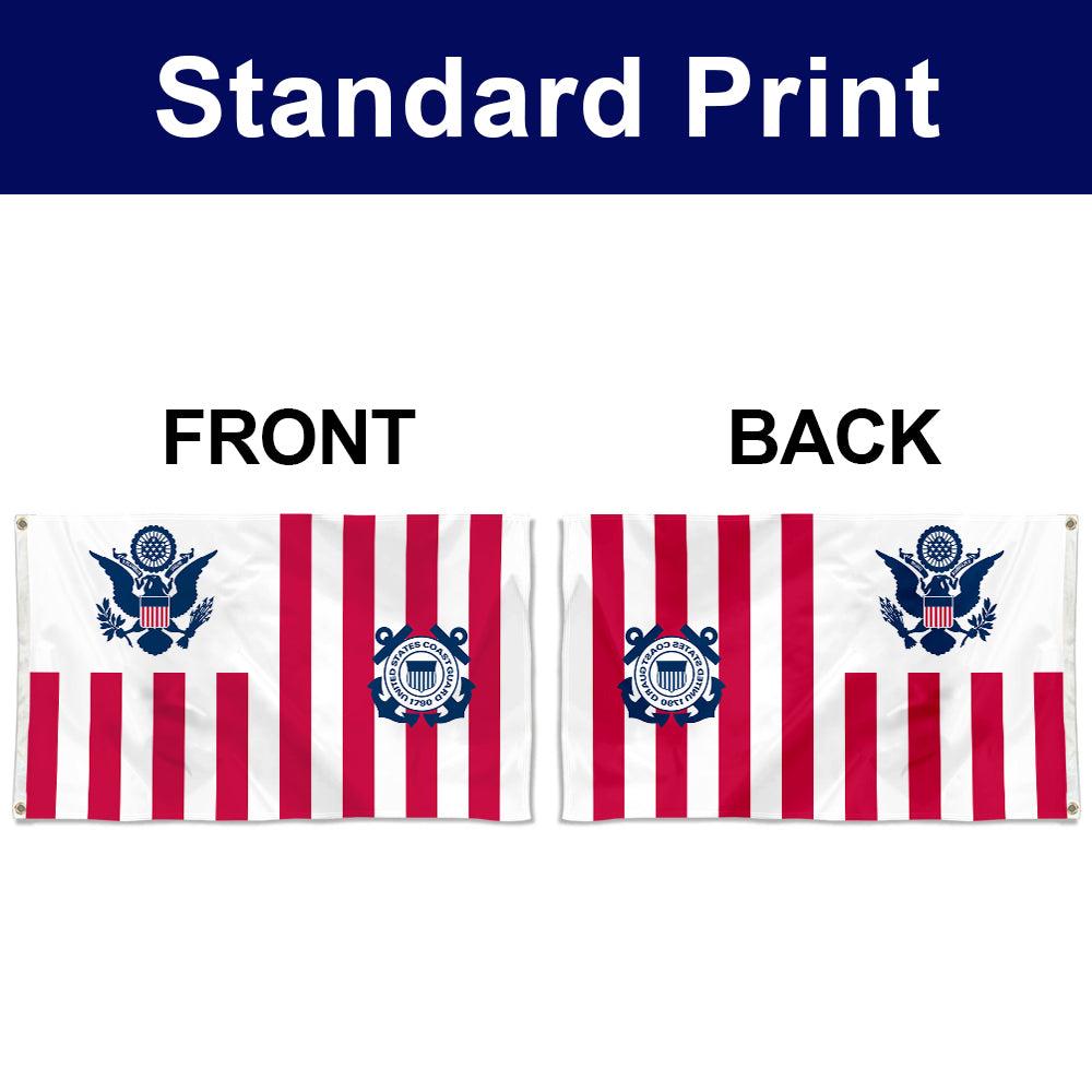 Fyon Ensign of the United States Coast Guard Flag Banner