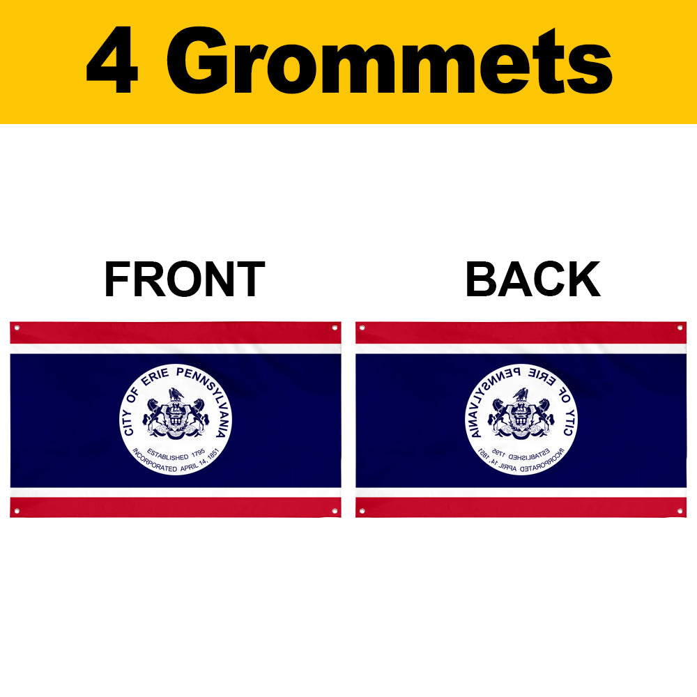 Fyon Erie, Pennsylvania Flag Banner