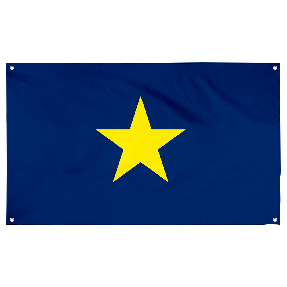 Fyon National over Texas (1836-1839, 1839-1879) Flag Banner