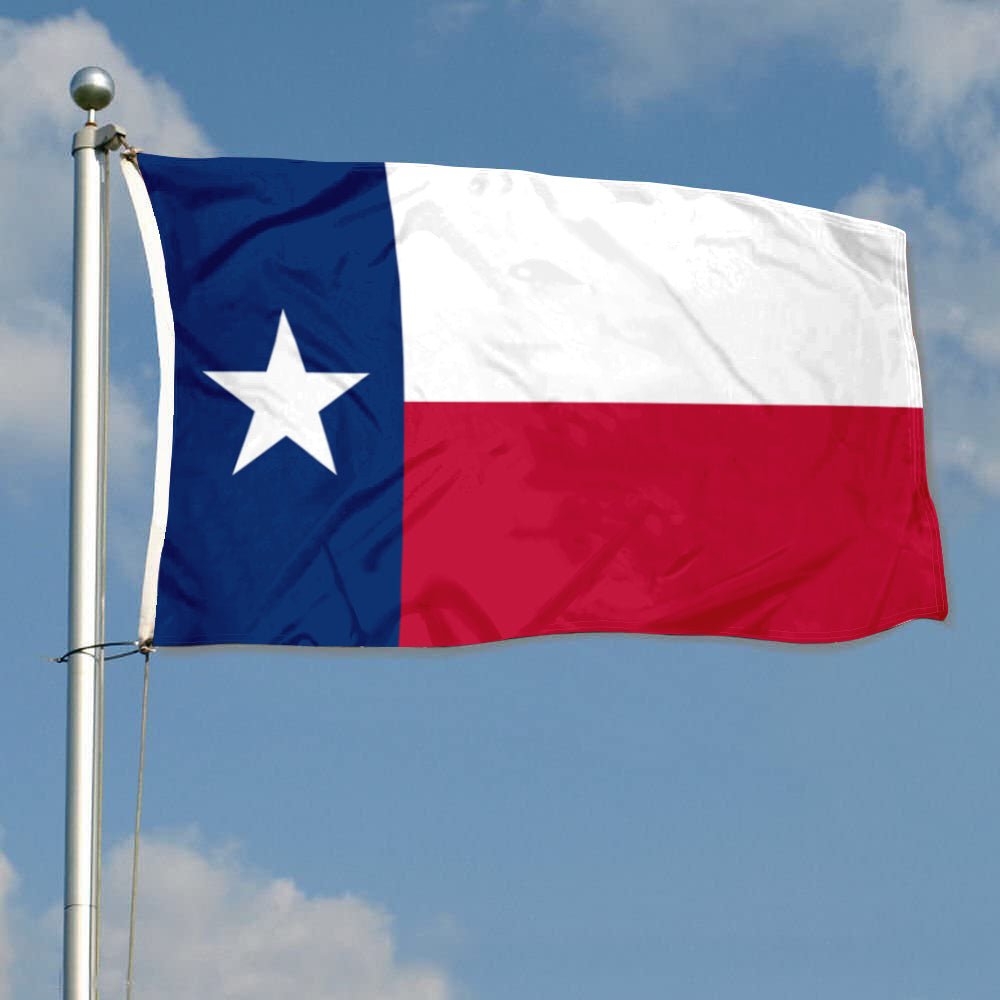 Fyon National over Texas (1839-1845-1846) Flag Banner