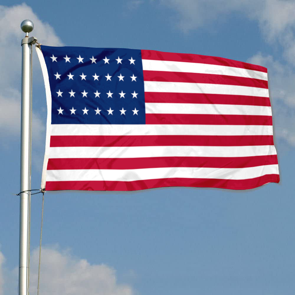 Fyon National over Texas (1845-1861-1865 present) Flag Banner