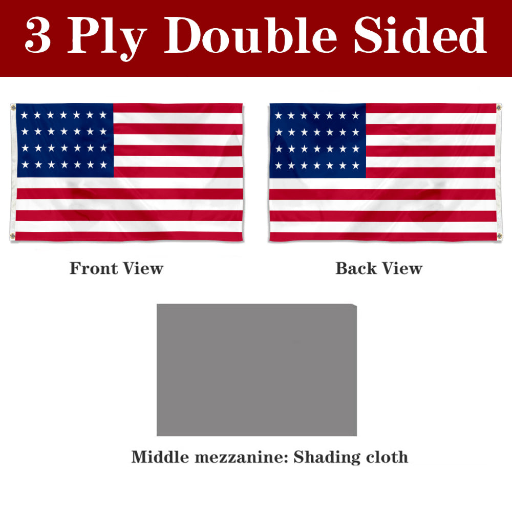 Fyon National over Texas (1845-1861-1865 present) Flag Banner