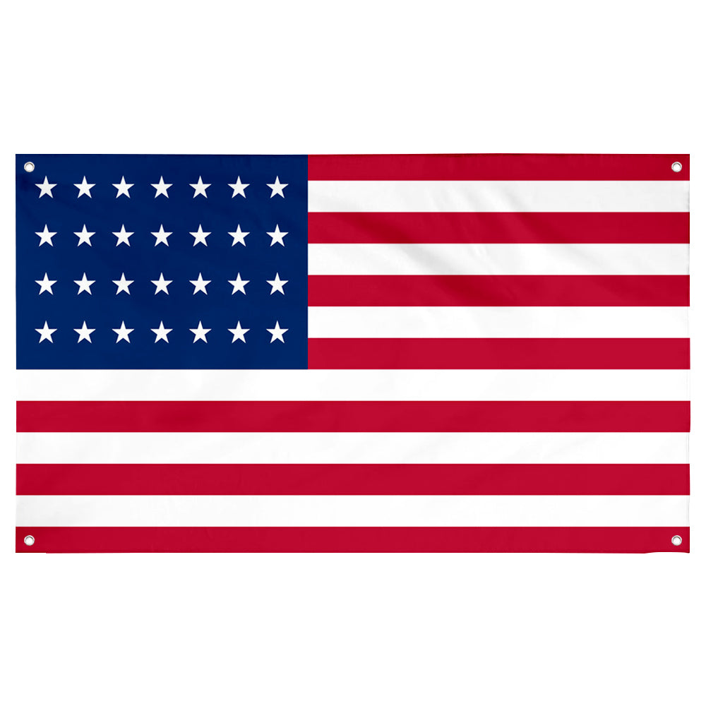 Fyon National over Texas (1845-1861-1865 present) Flag Banner