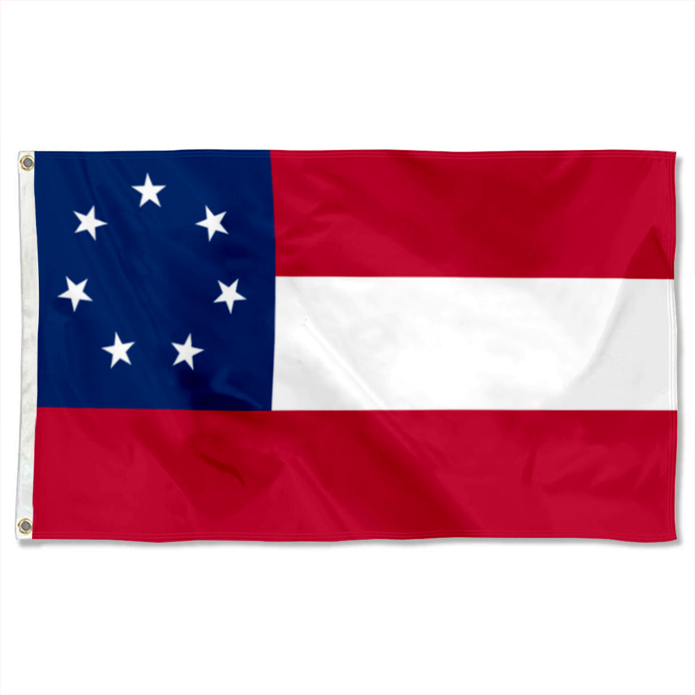 Fyon National over Texas (1861-1865) Flag Banner