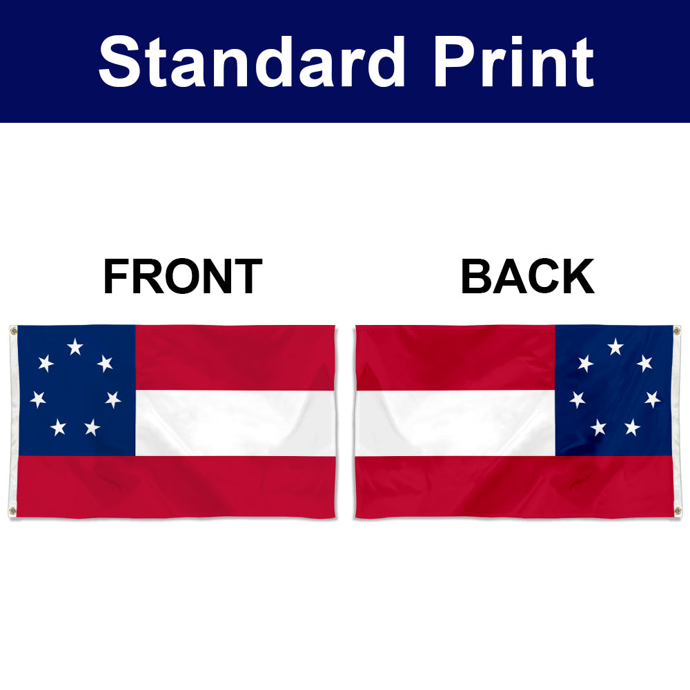 Fyon National over Texas (1861-1865) Flag Banner