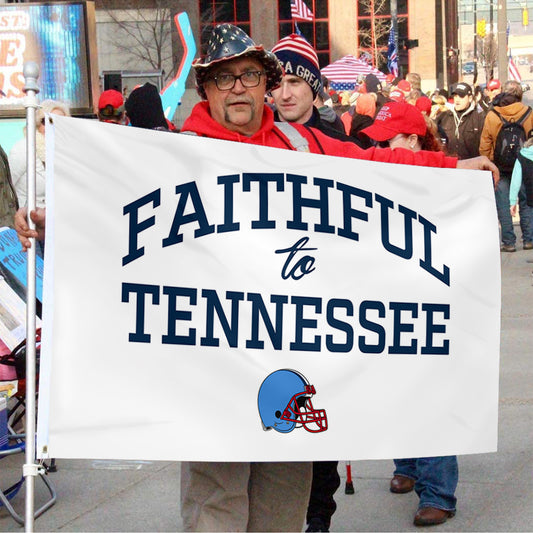 Fyon Faithful to Tennessee Flag Indoor and outdoor banner