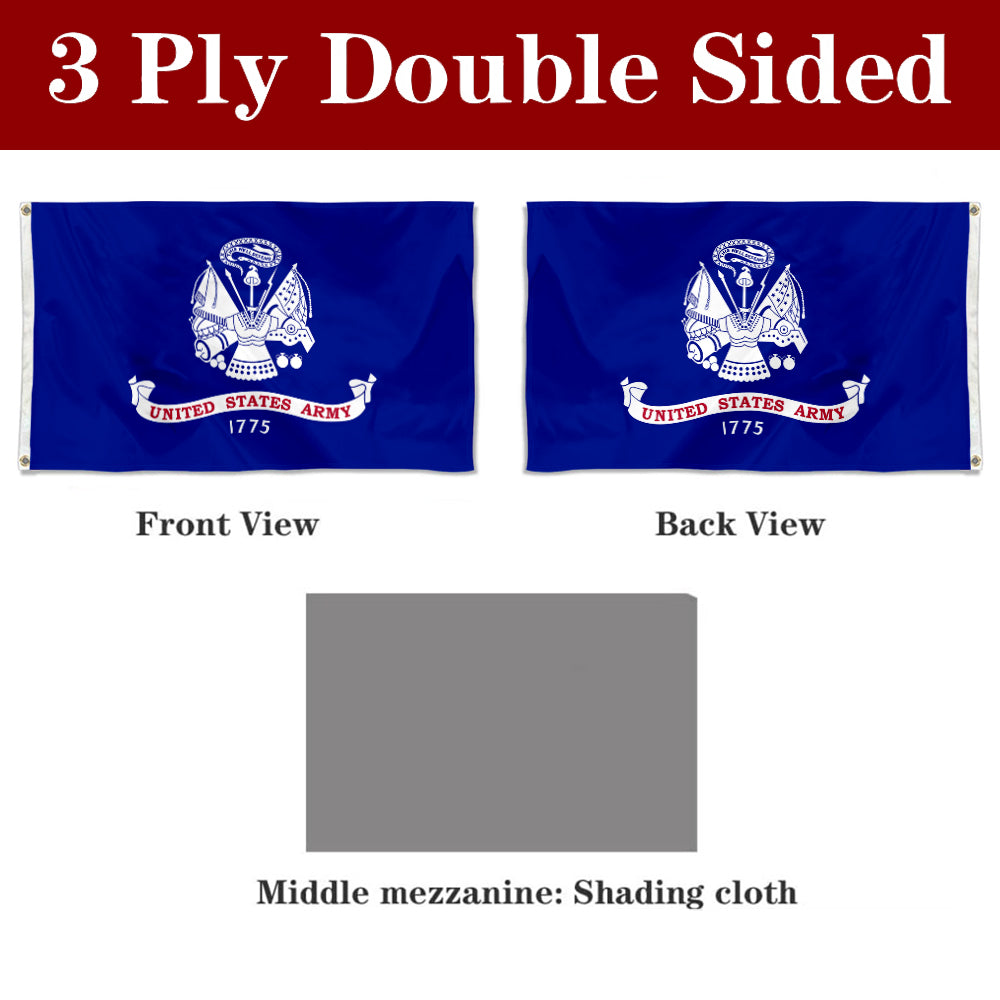 Fyon The Field of the United States Army Flag Banner