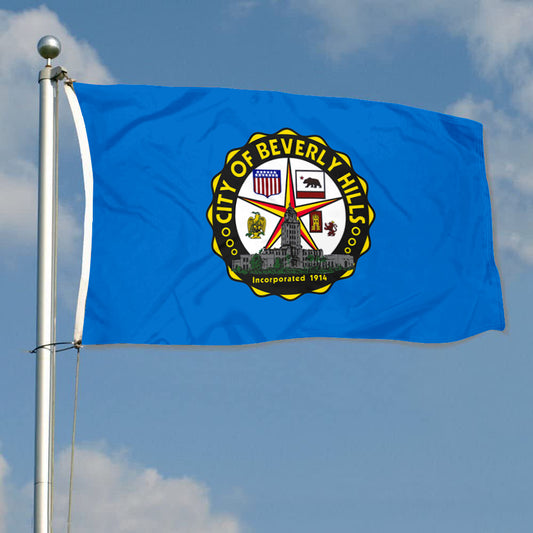 Fyon Beverly Hills, California Flag Banner