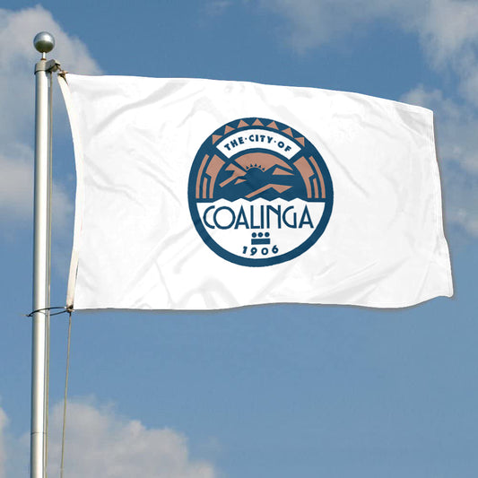 Fyon Coalinga, California Flag Banner