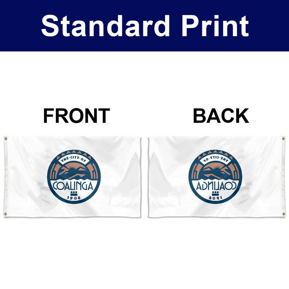 Fyon Coalinga, California Flag Banner