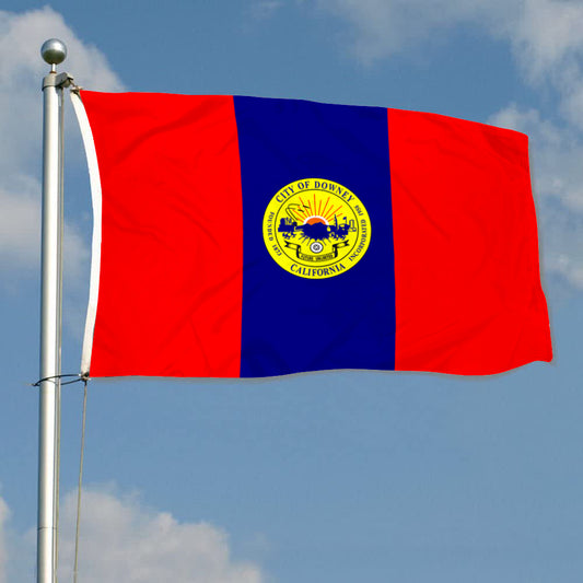 Fyon Downey, California Flag Banner