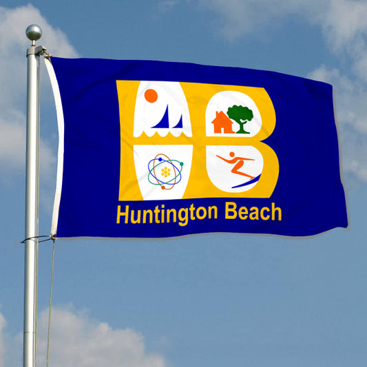 Fyon Huntington Beach, California Flag Banner