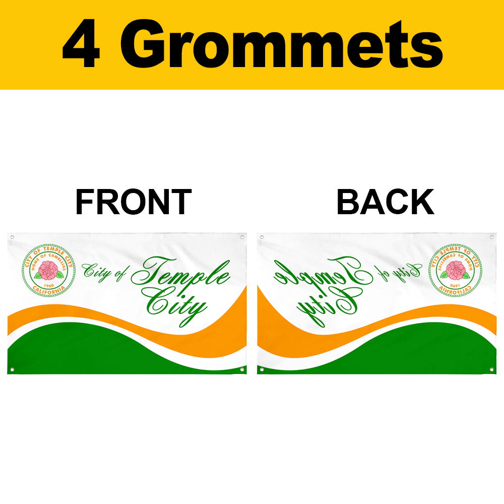 Fyon Temple City, California Flag Banner